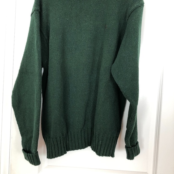 Polo by Ralph Lauren Men's Green Crewneck Sweater - Picture 2 of 6